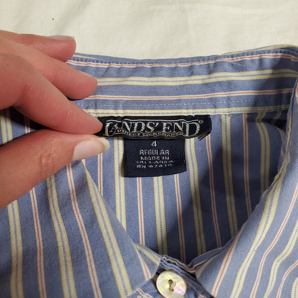 Land's End 3/4 Sleeve Button Down - Picture 3 of 3